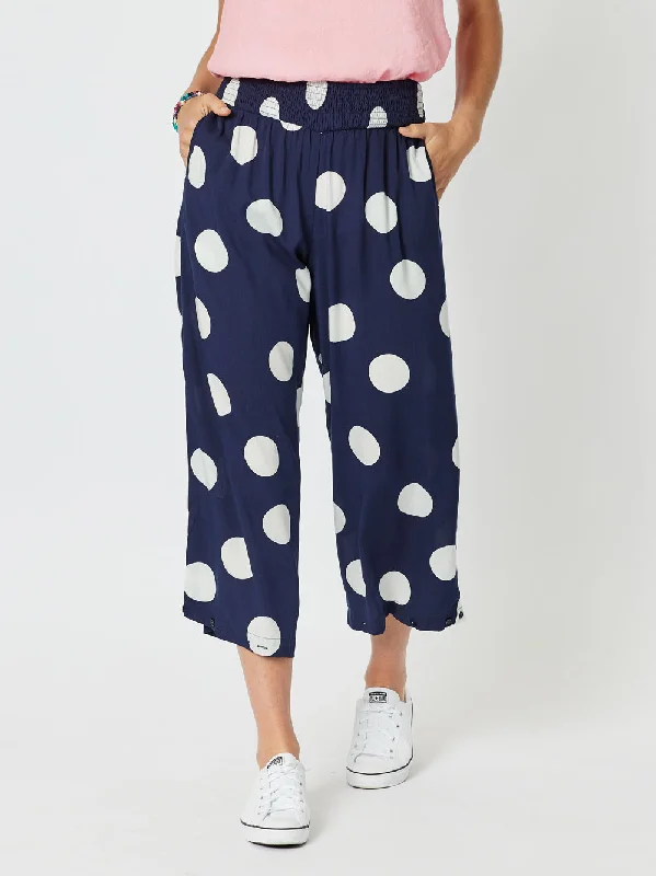 Spot The Pant - Navy Casual Drawstring Pants