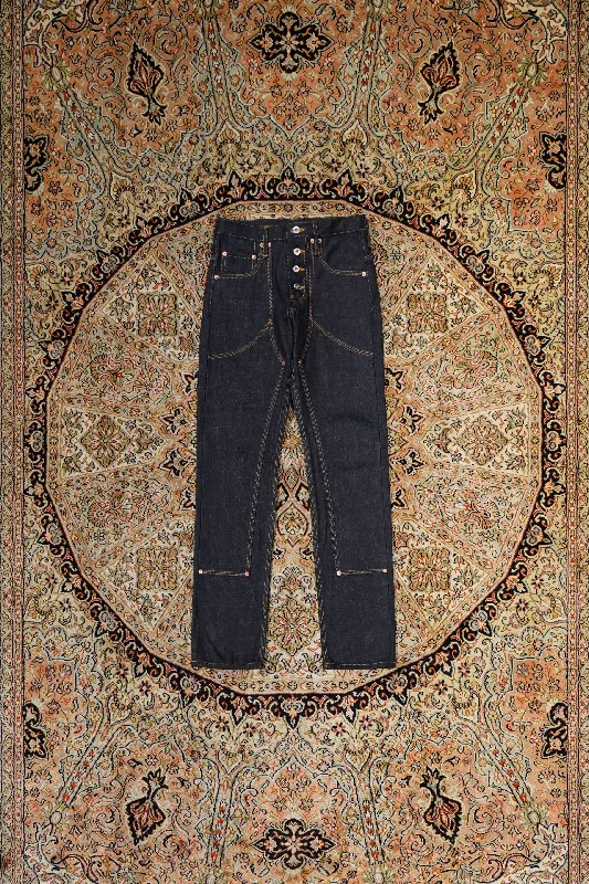SUGARHILL CLASSIC STRAIGHT DENIM PANTS Stylish Slim Trousers