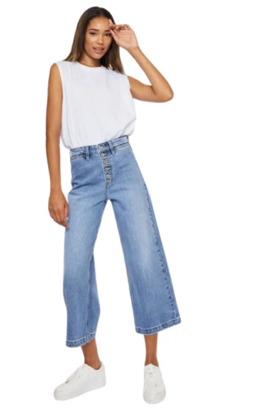 Kan Can Ultra High Rise Wide Pants Fashionable Jogger Pants