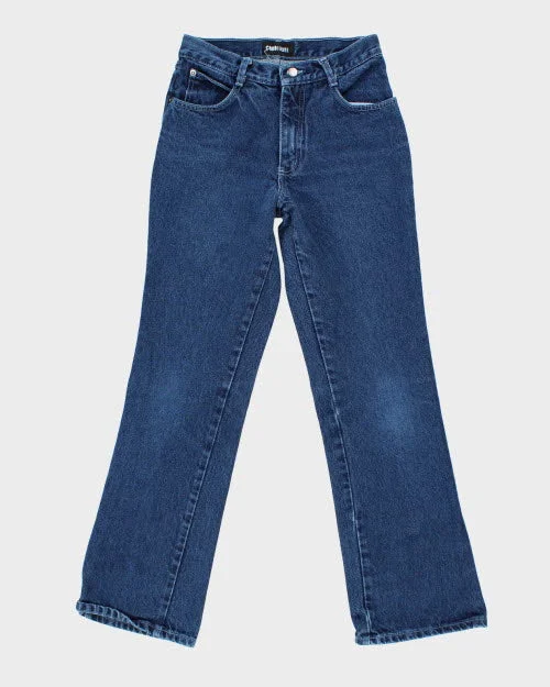 Vintage 90s Contrast Jeans - W28 L30 Trendy Low-Rise Slim Jeans