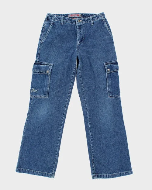 Vintage Silver Jeans - W29 L31 Trendy Vintage Denim Jeans