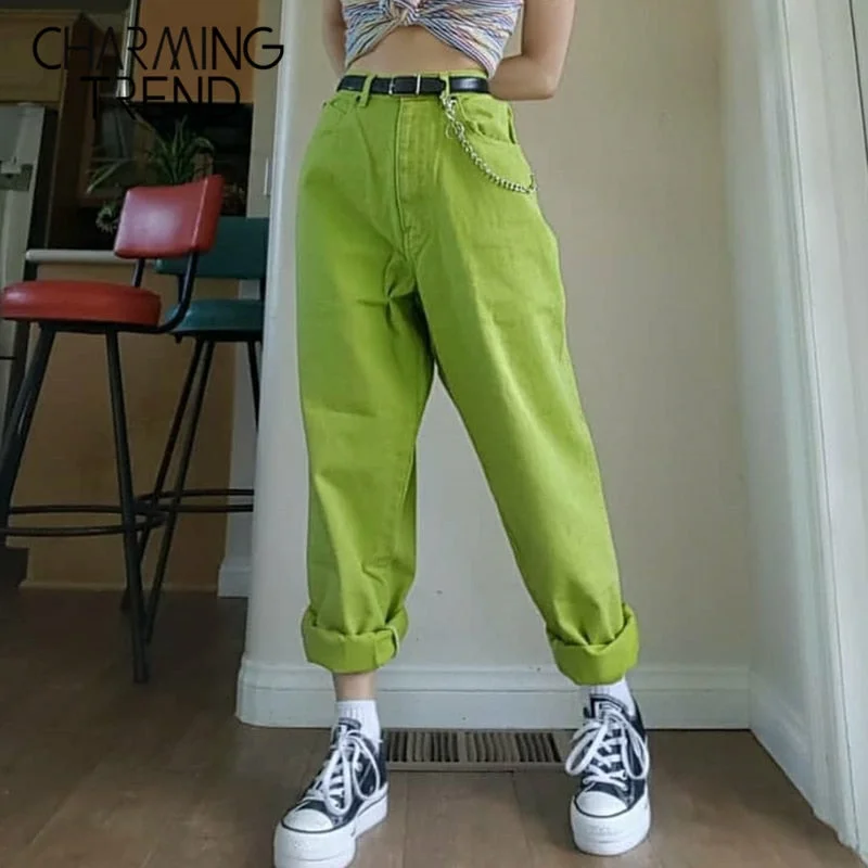 Women's Casual Cargo Pants Slim Fit Casual Pants