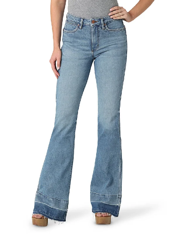Women's Retro The Green Trouser Jeans Chic Dark-Wash Skinny Jeans
