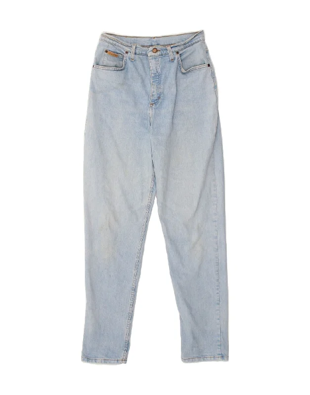 WRANGLER Womens Slim Jeans W30 L32 Blue Trendy Cut-Off Denim Shorts