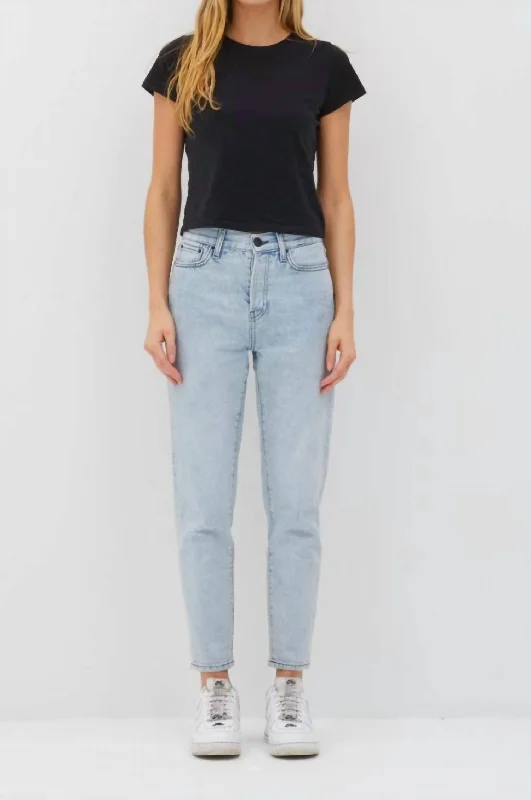 Cherry Pocket Jeans In Blue Classic Button Fly Jeans