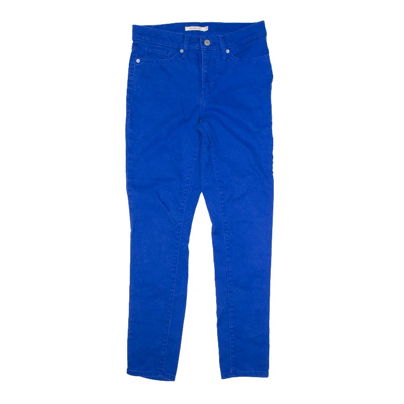 LEVI'S 311 Jeans Blue Denim Slim Skinny Womens W28 L29 Fashionable Straight Fit Denim