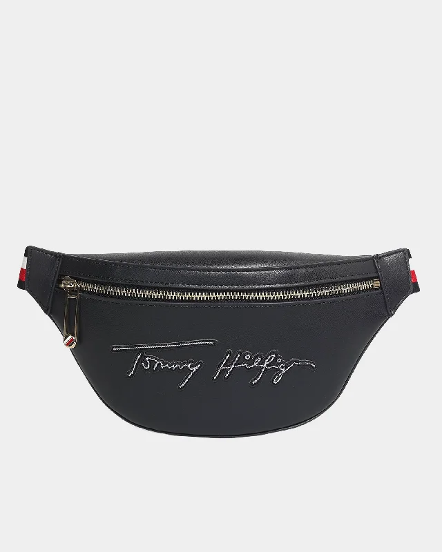 Tommy Jeans Unisex Iconic Logo Embroidery Bumbag Desert Sky Classic Blue Denim Jeans