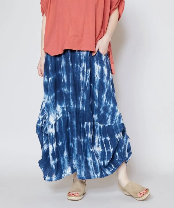 Tie Dye Skirt cashmere skirt plush