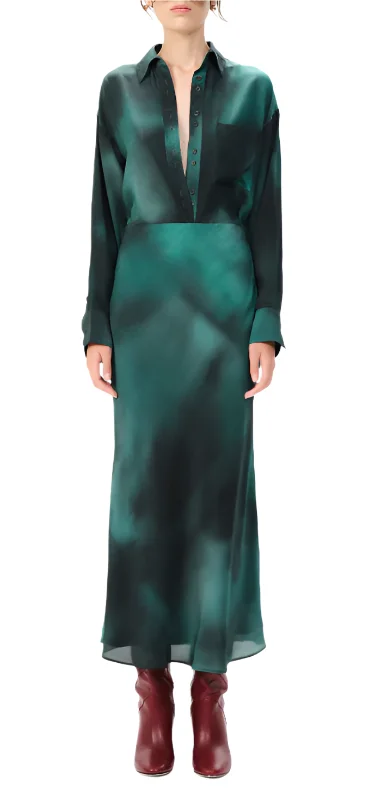 Atacalco Alice Midi Skirt belted skirt waist