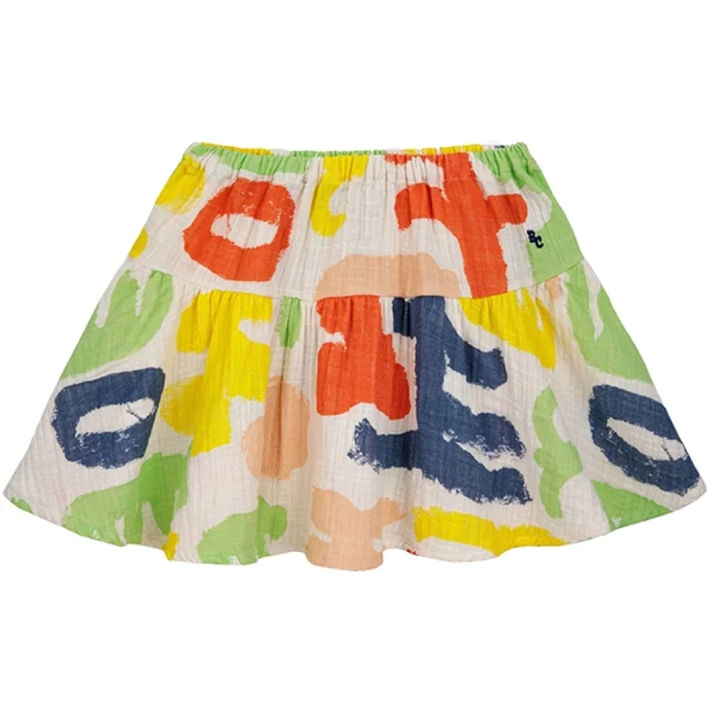 Bobo Choses Carnival All Over Woven Skirt Mini Offwhite wrap skirt elegant