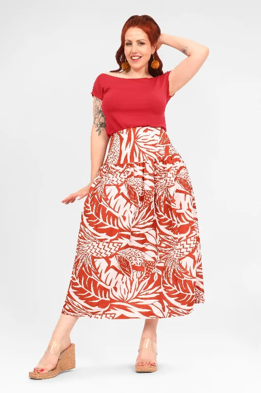 Lola Midi Skirt a-line skirt cut