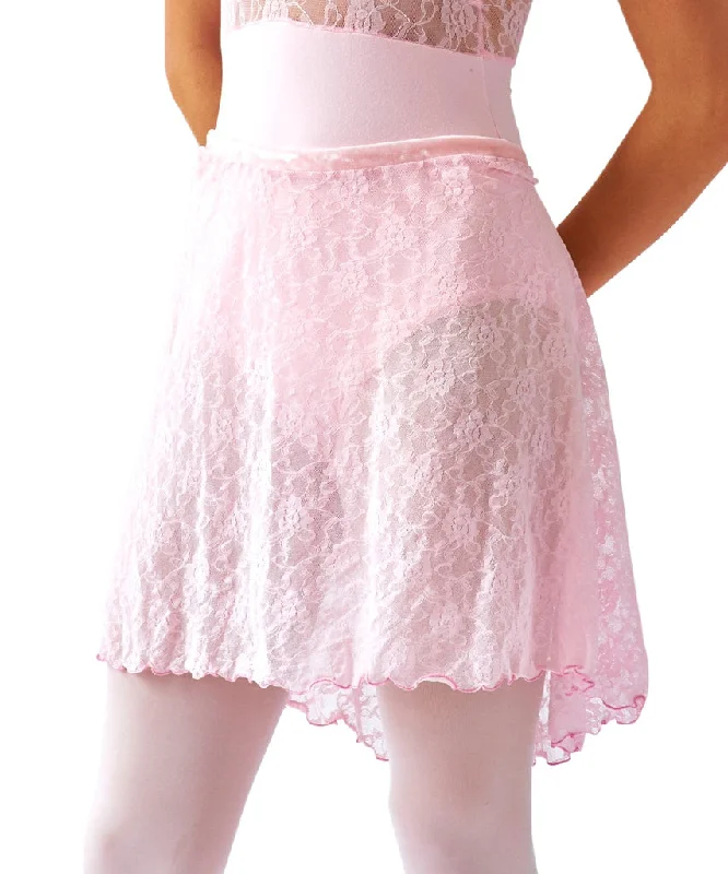 Long Lace Ballet Skirt relaxed fit skirt
