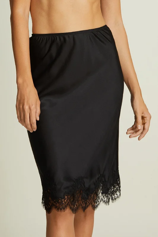 Hôtel Particulier Skirt in Black lace skirt feminine