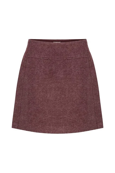 IHWOOLY SK3 Skirt linen skirt relaxed
