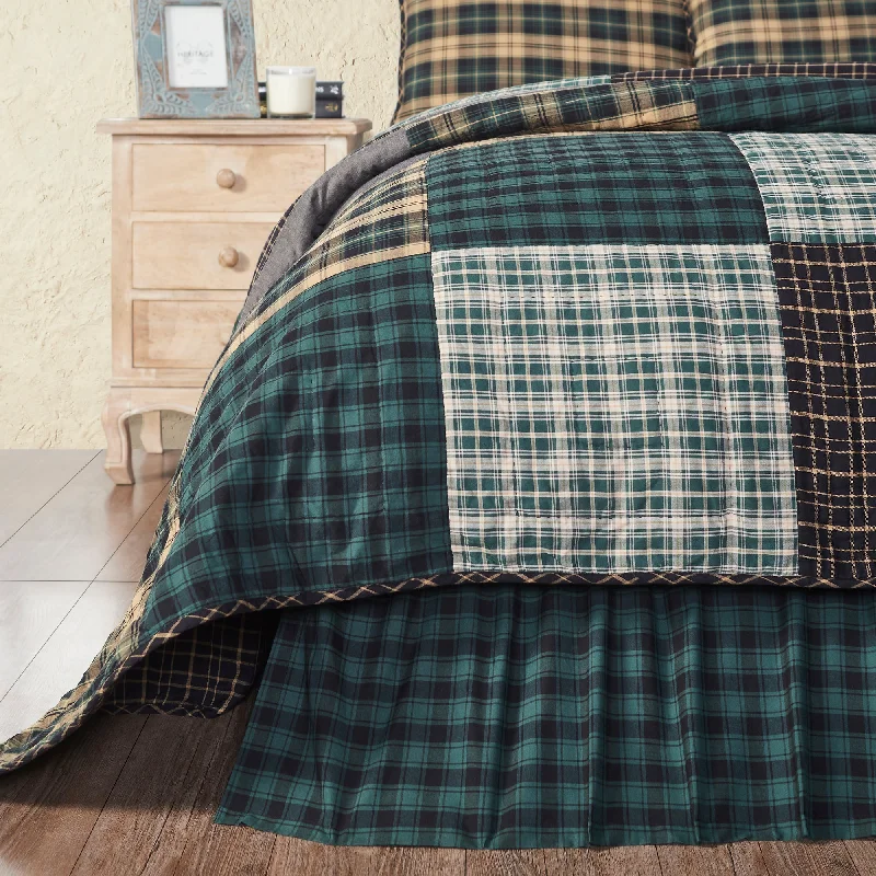Pine Grove Twin Bed Skirt 39x76x16 VHC Brands chiffon skirt airy