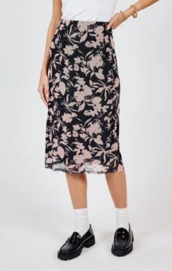 Rejuvenate Mesh Midi Skirt low waist skirt