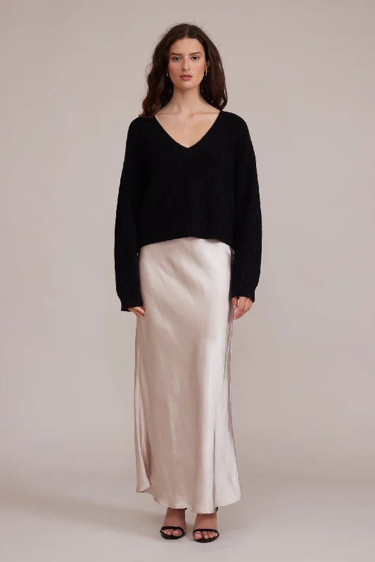 Ruby Maxi Skirt velvet skirt luxury