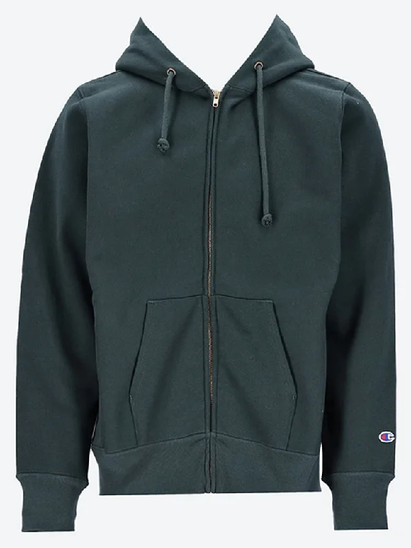 Full zip hoodie sweatshirt Hoodie with Double Zipper Versatile Adjustable